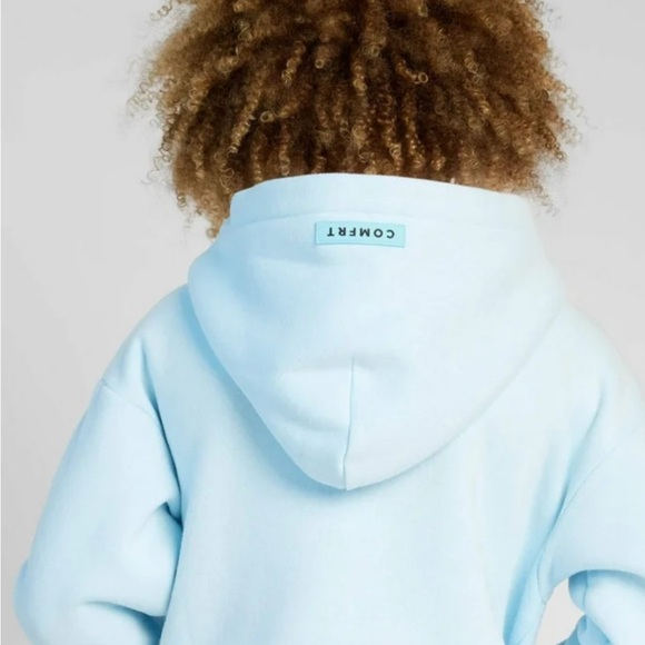 Comfrt kids Pastel Limited Collection Hoodie Hooded Sweatshirt NEW Baby Blue 10 - Picture 2 of 6